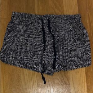 Joie Printed Silk Shorts